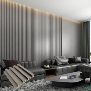 WPC FLUTED PANEL SILVER BRUSH